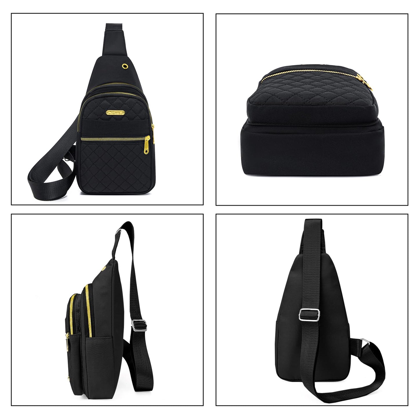 Small Sling Bag For Women Men Casual Crossbody Sling Backpack