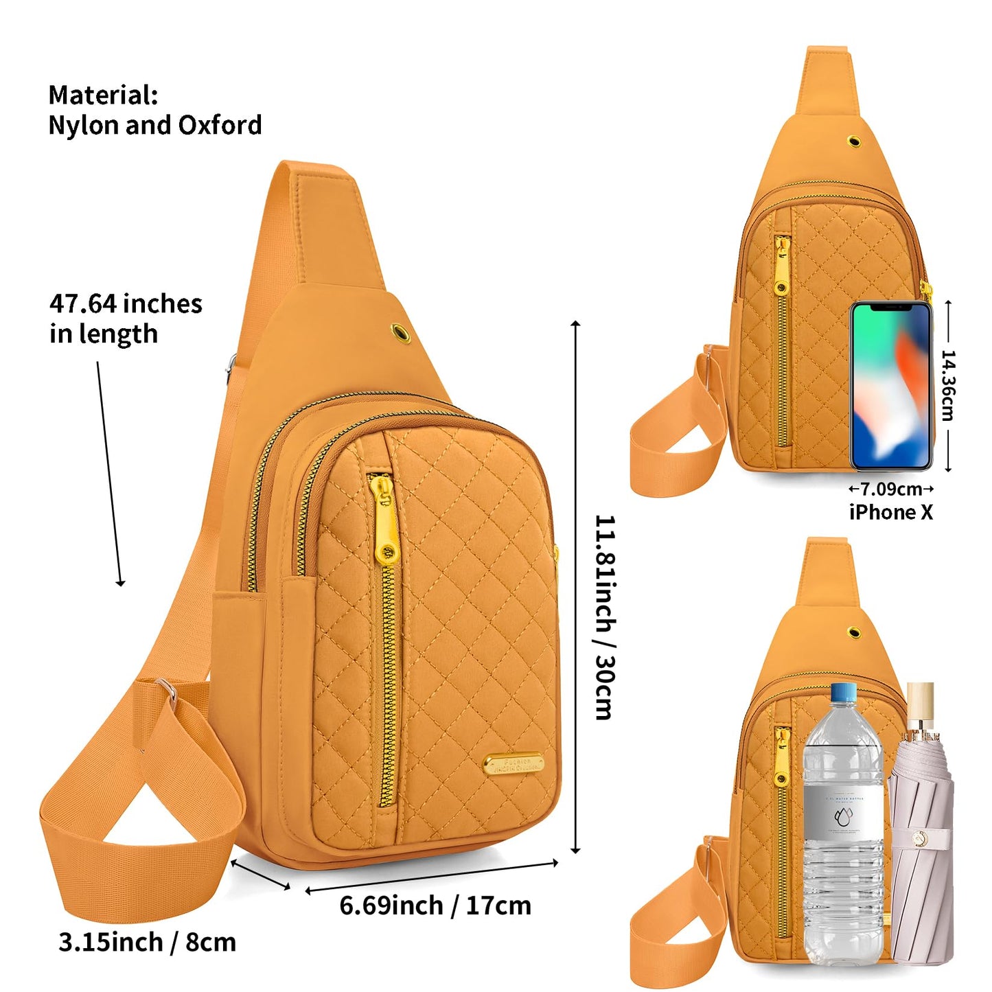 Small Sling Bag For Women Men Casual Crossbody Sling Backpack