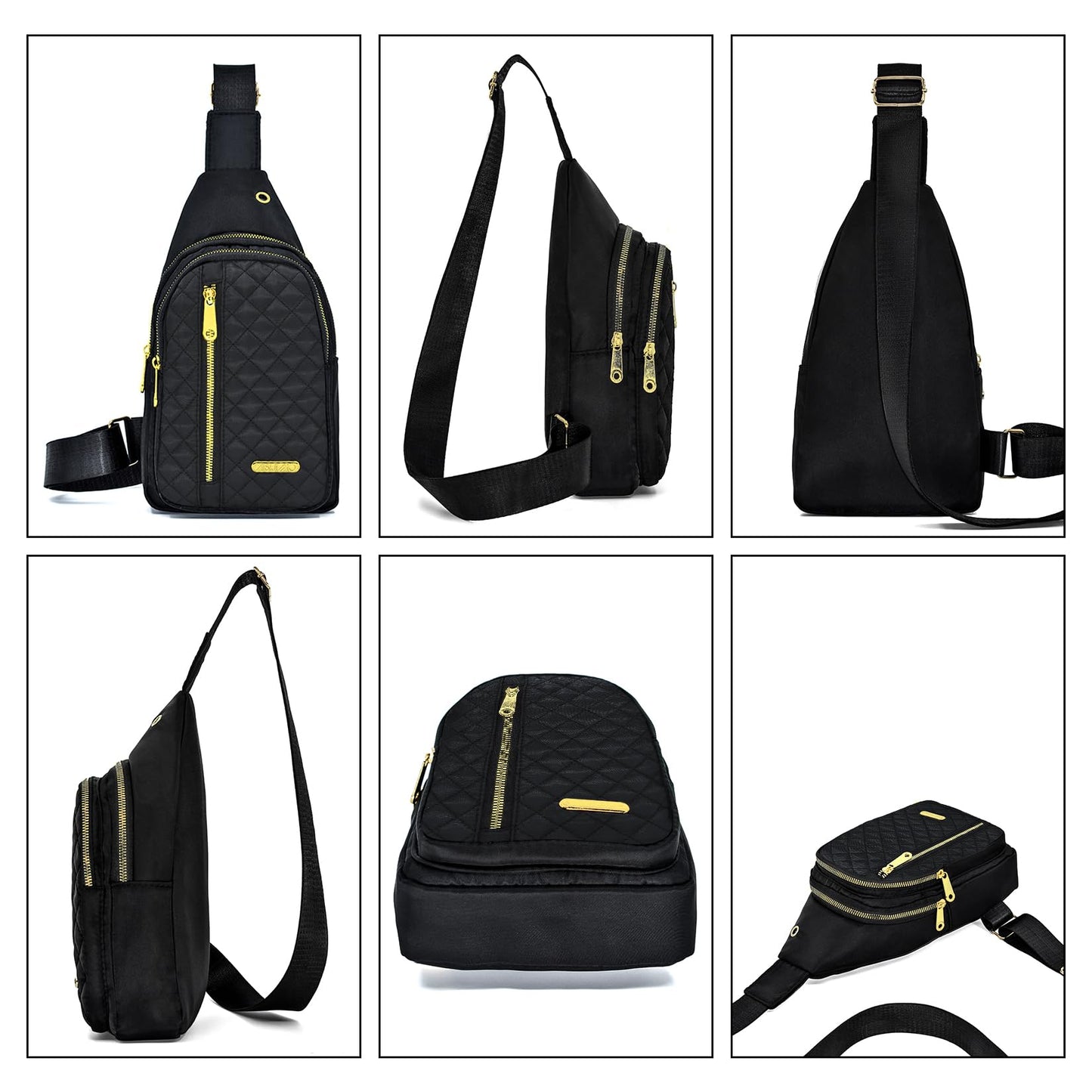 Small Sling Bag For Women Men Casual Crossbody Sling Backpack