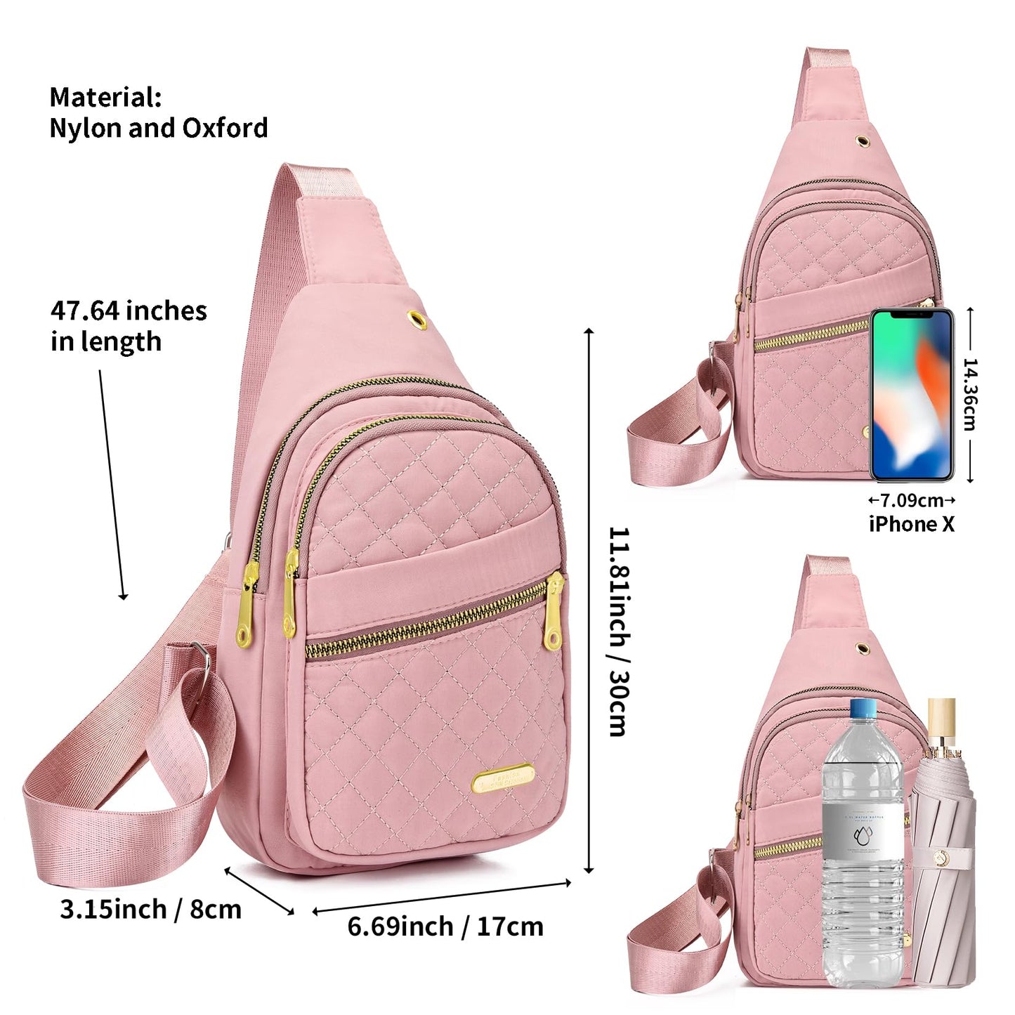 Small Sling Bag For Women Men Casual Crossbody Sling Backpack