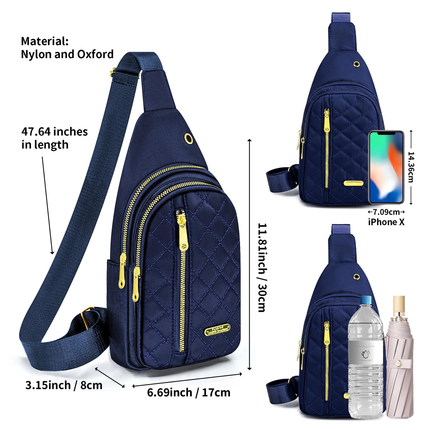 Small Sling Bag For Women Men Casual Crossbody Sling Backpack