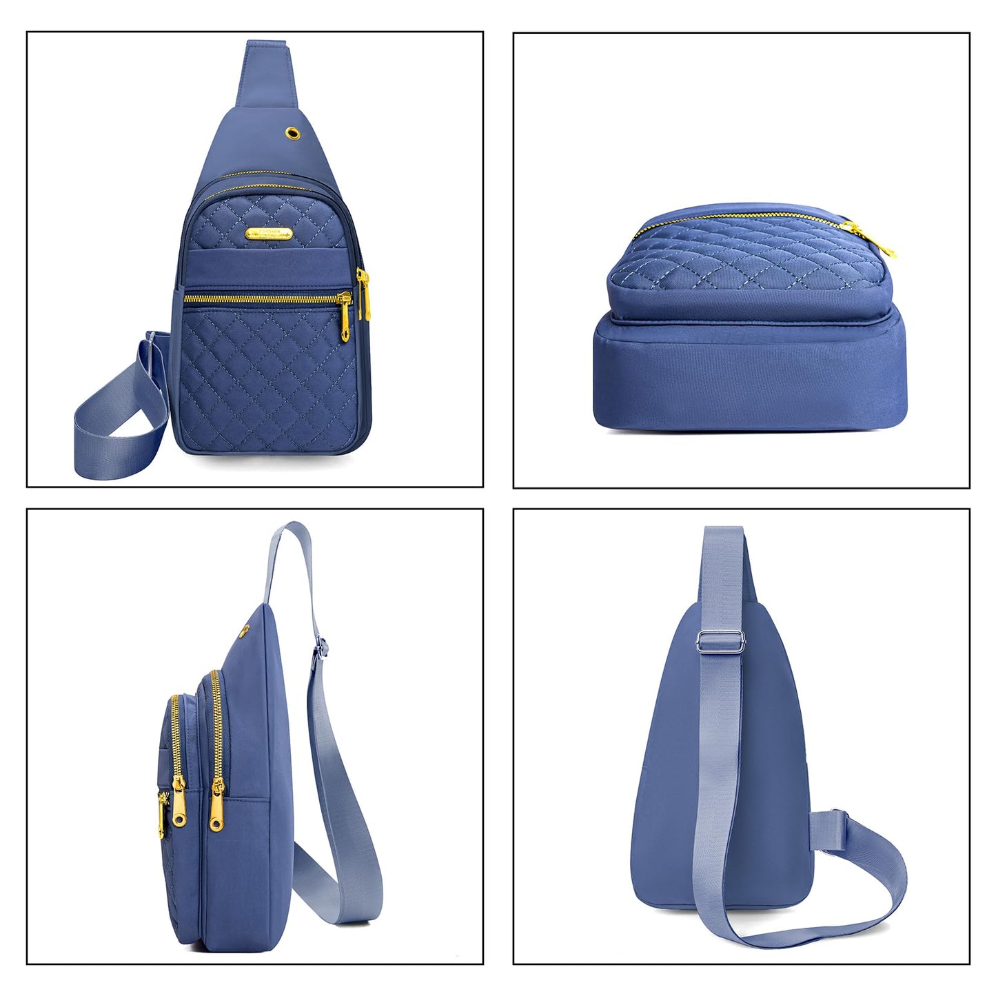 Small Sling Bag For Women Men Casual Crossbody Sling Backpack