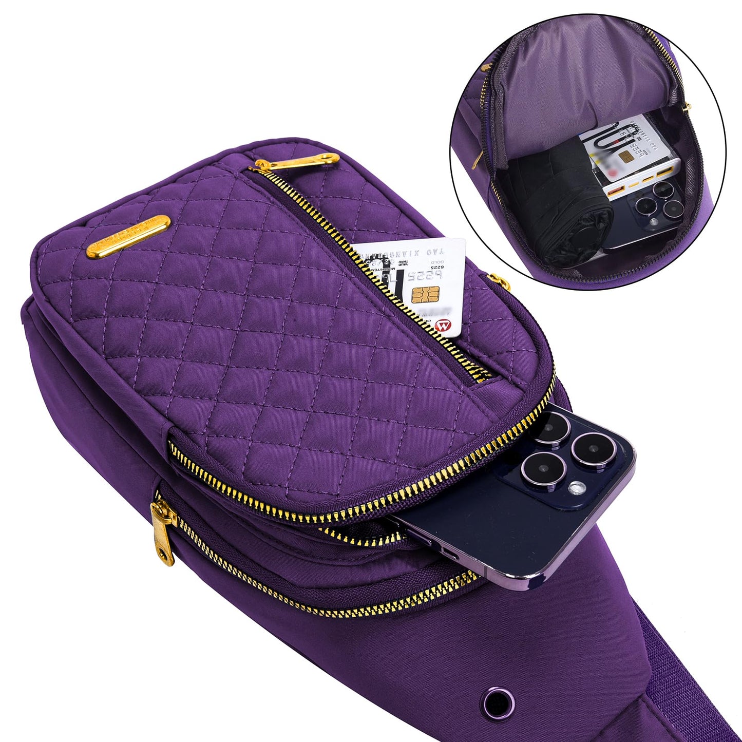 Small Sling Bag For Women Men Casual Crossbody Sling Backpack
