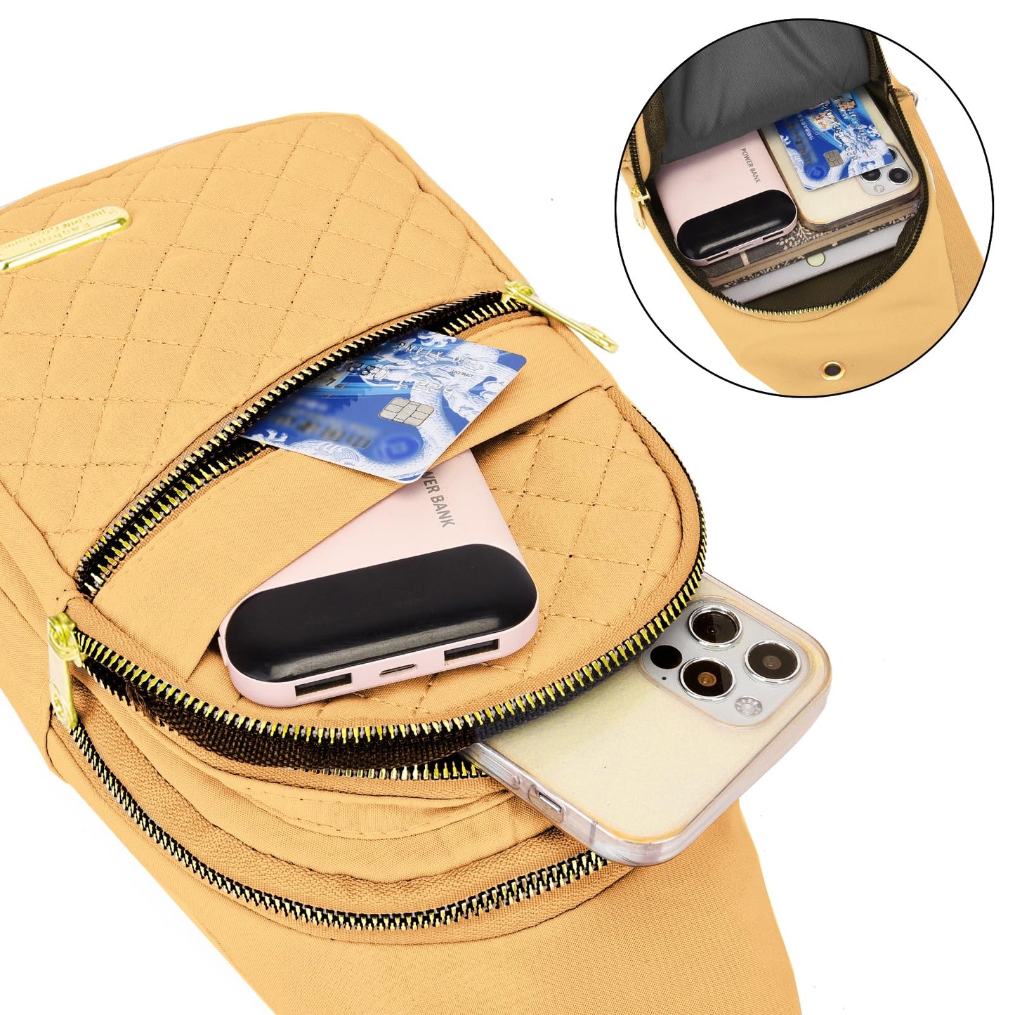 Small Sling Bag For Women Men Casual Crossbody Sling Backpack