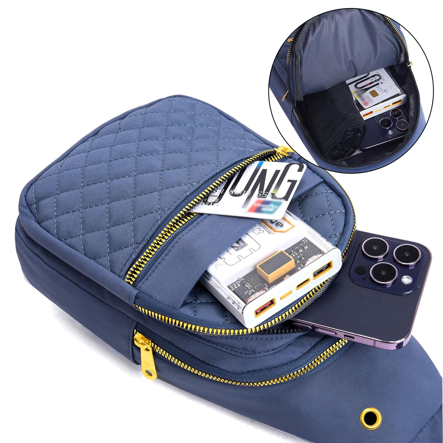 Small Sling Bag For Women Men Casual Crossbody Sling Backpack