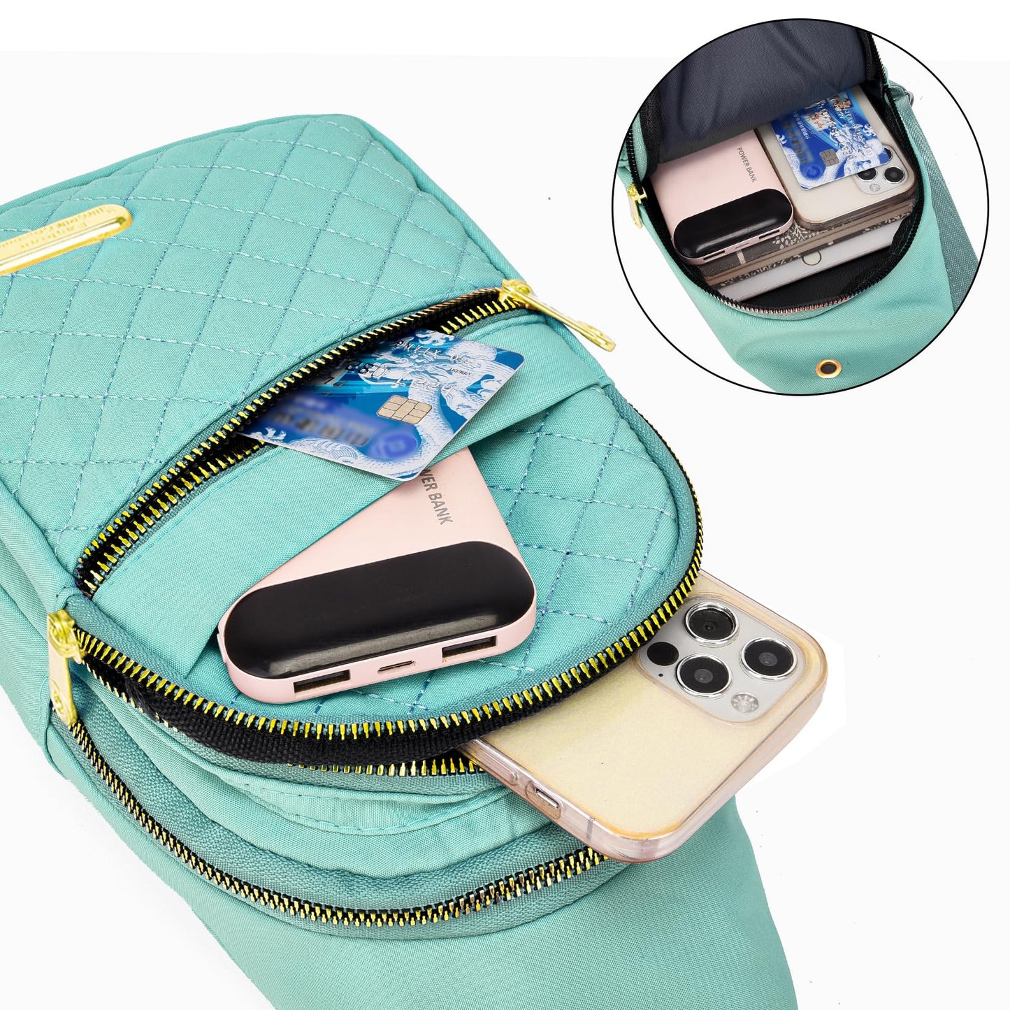 Small Sling Bag For Women Men Casual Crossbody Sling Backpack