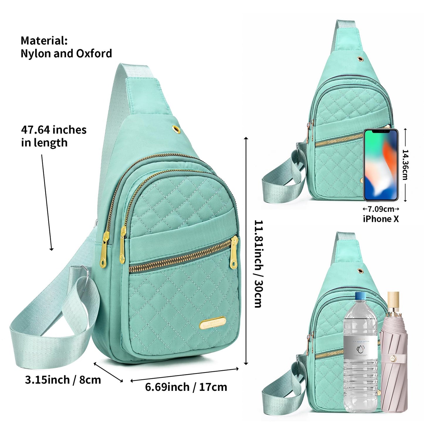 Small Sling Bag For Women Men Casual Crossbody Sling Backpack