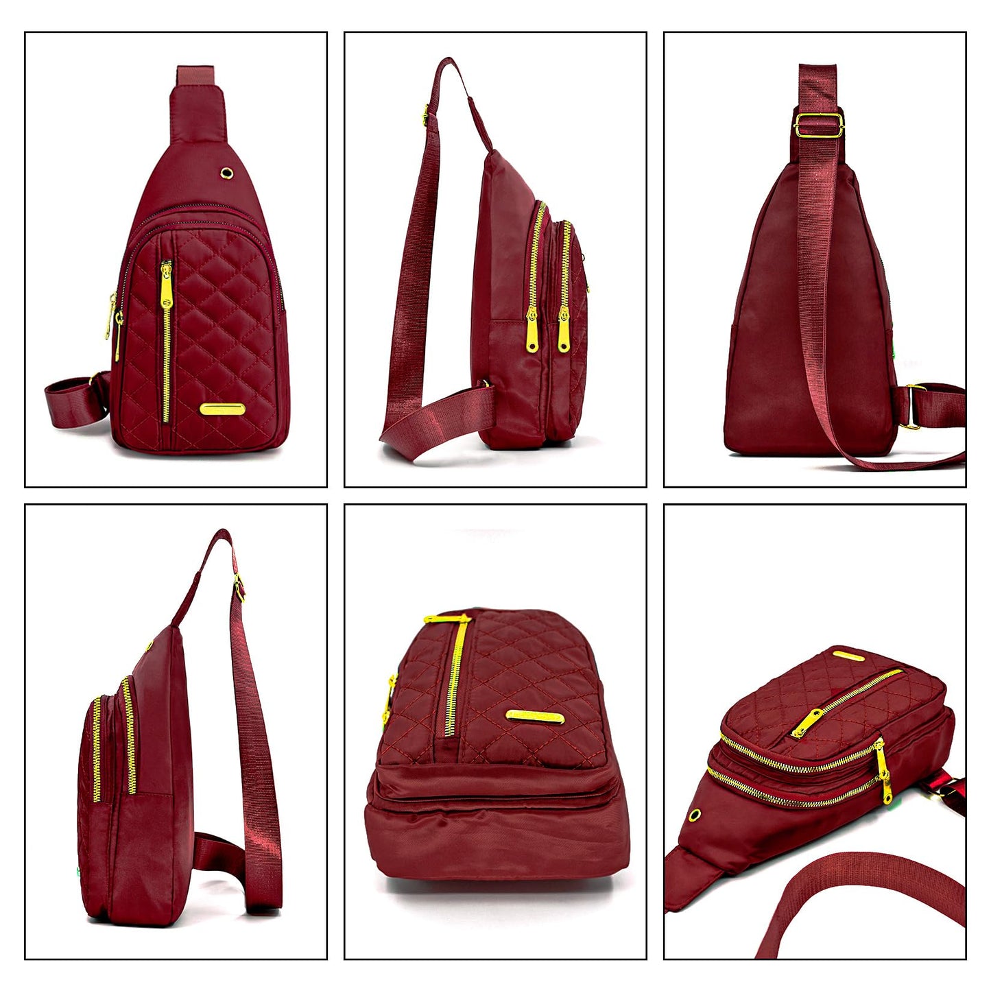 Small Sling Bag For Women Men Casual Crossbody Sling Backpack