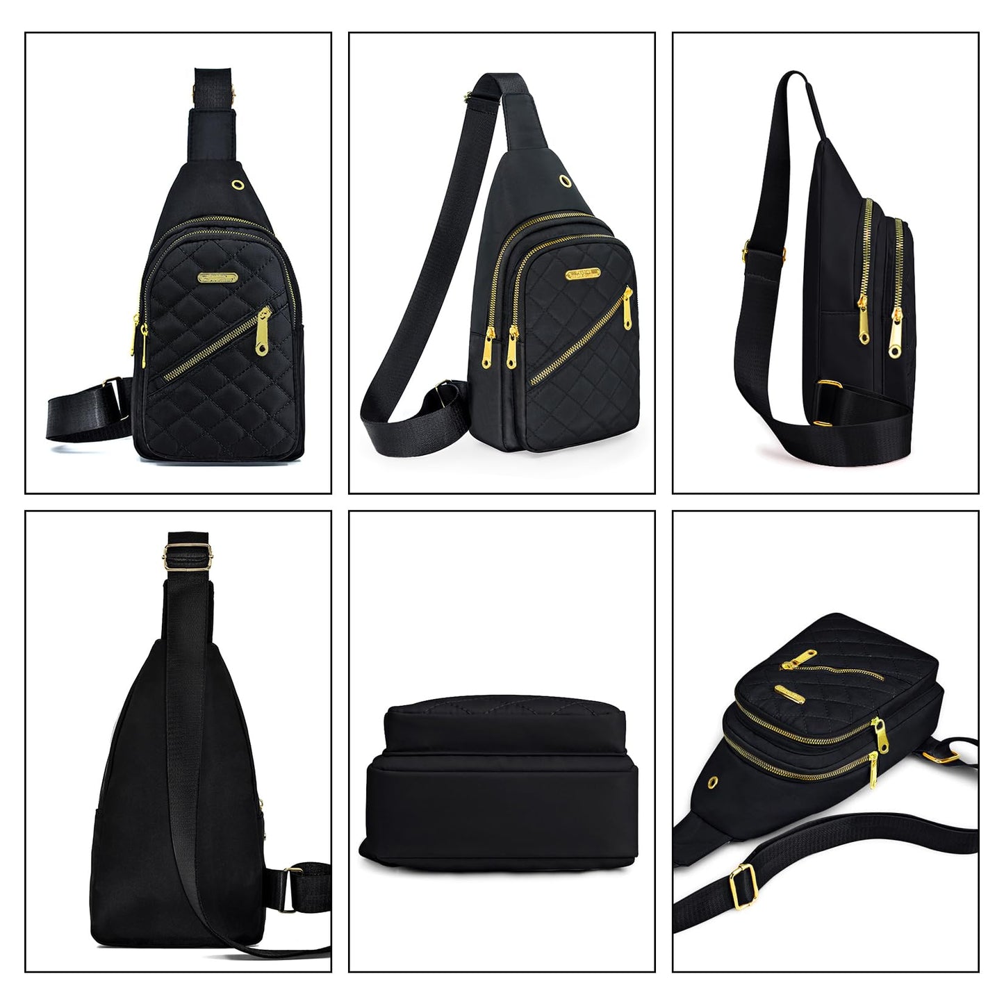 Small Sling Bag For Women Men Casual Crossbody Sling Backpack