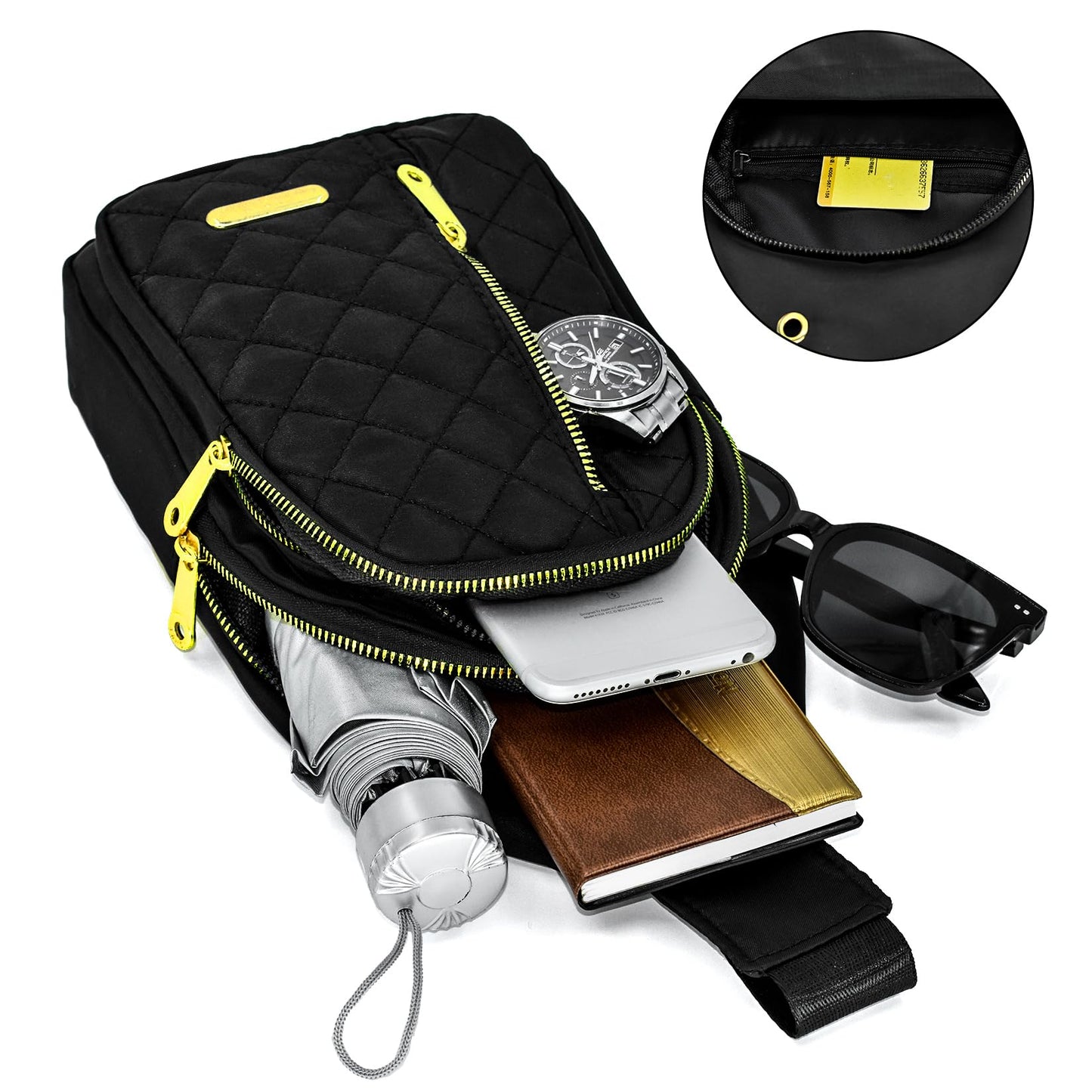 Small Sling Bag For Women Men Casual Crossbody Sling Backpack
