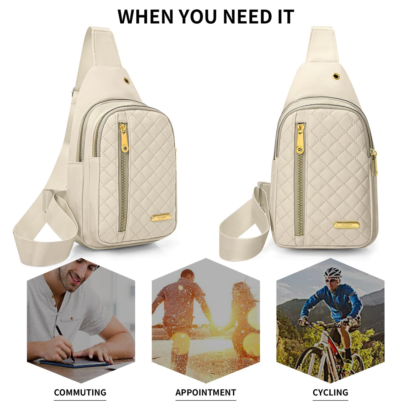 Small Sling Bag For Women Men Casual Crossbody Sling Backpack