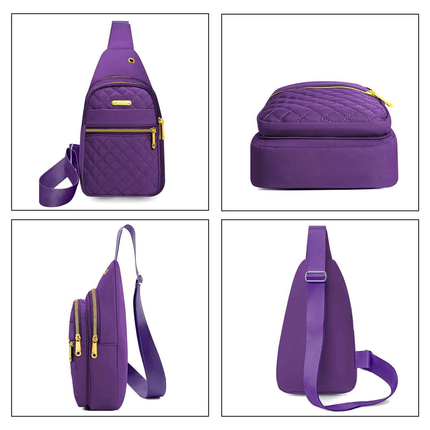 Small Sling Bag For Women Men Casual Crossbody Sling Backpack