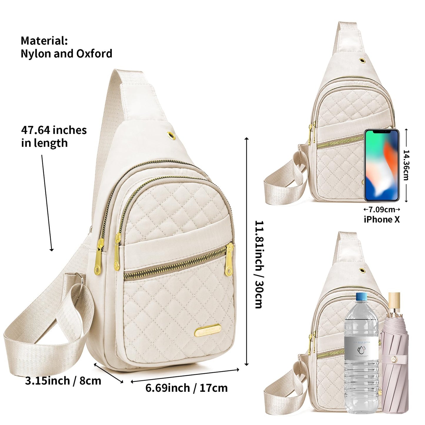 Small Sling Bag For Women Men Casual Crossbody Sling Backpack