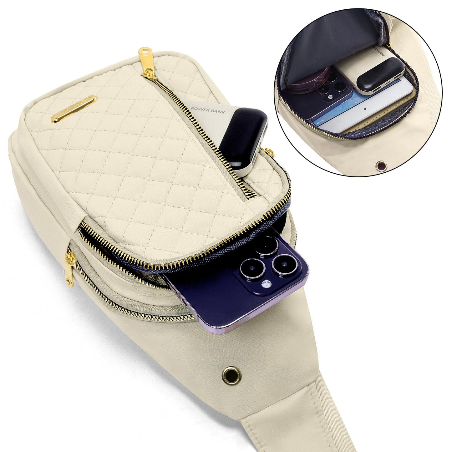 Small Sling Bag For Women Men Casual Crossbody Sling Backpack