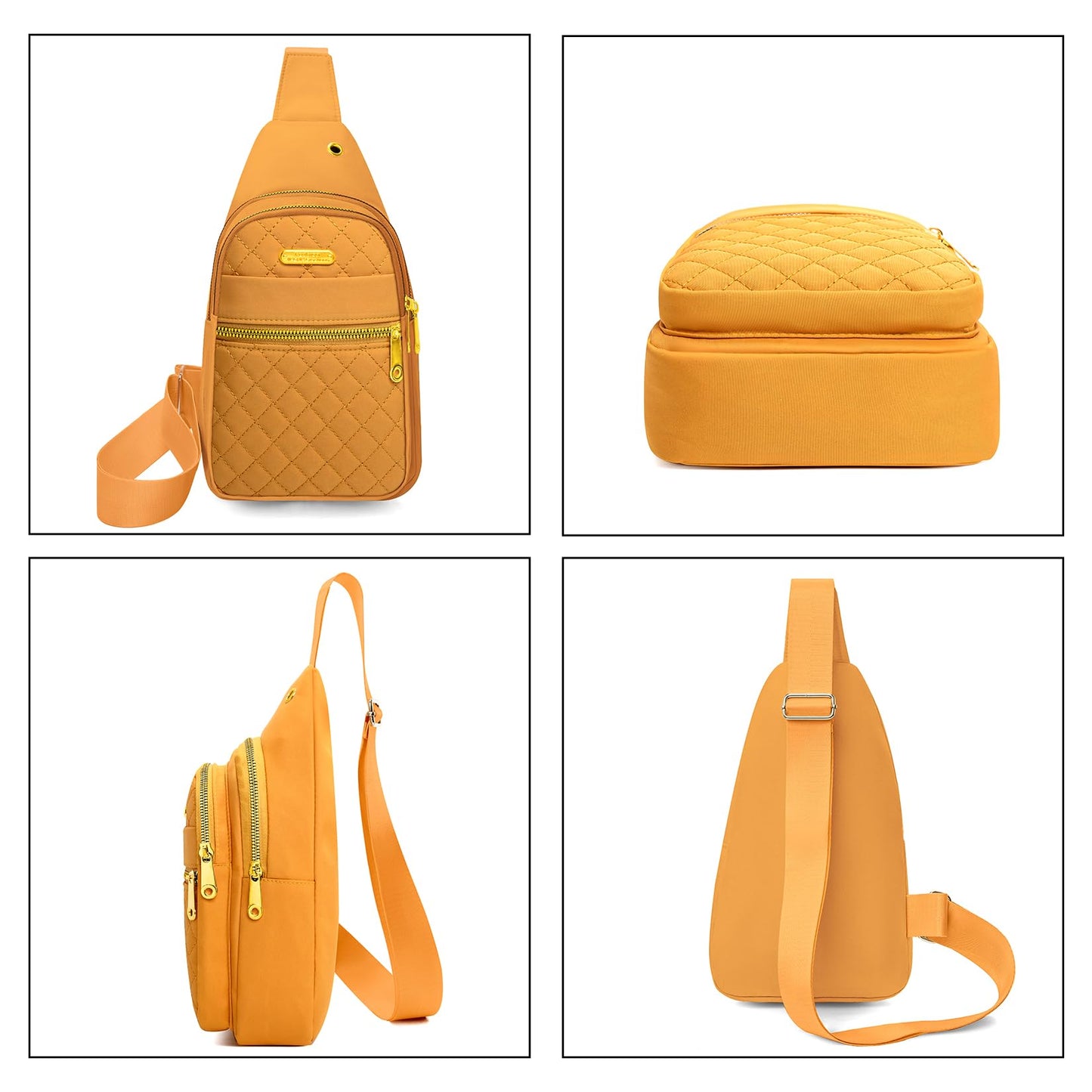 Small Sling Bag For Women Men Casual Crossbody Sling Backpack