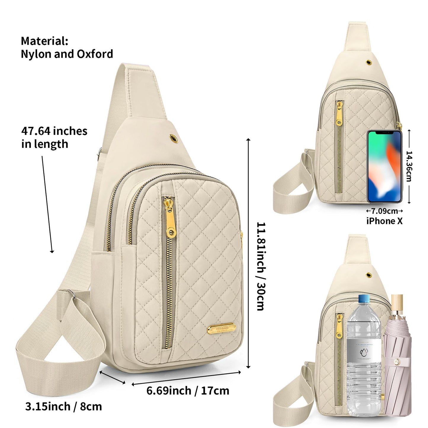 Small Sling Bag For Women Men Casual Crossbody Sling Backpack