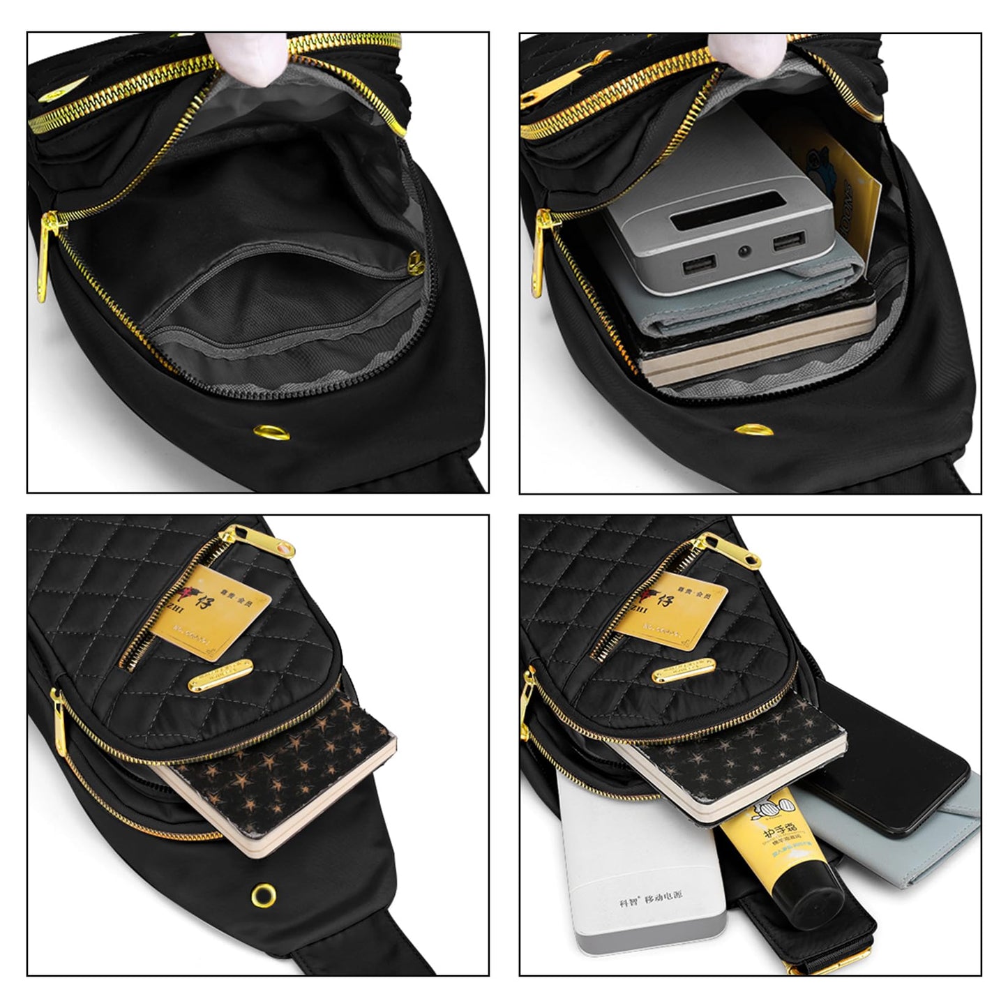 Small Sling Bag For Women Men Casual Crossbody Sling Backpack