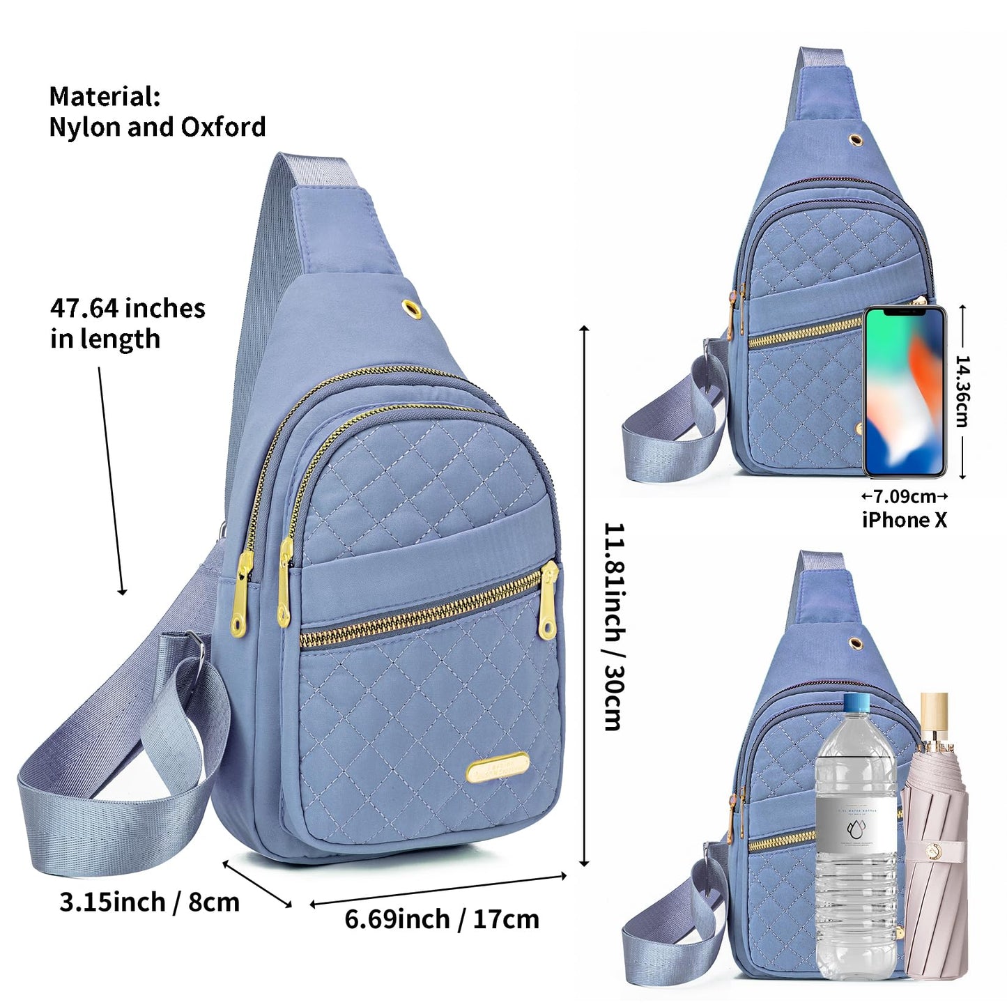 Small Sling Bag For Women Men Casual Crossbody Sling Backpack