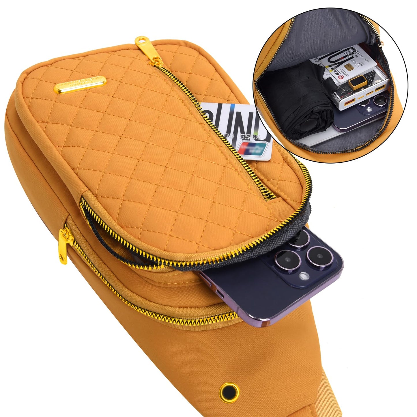 Small Sling Bag For Women Men Casual Crossbody Sling Backpack