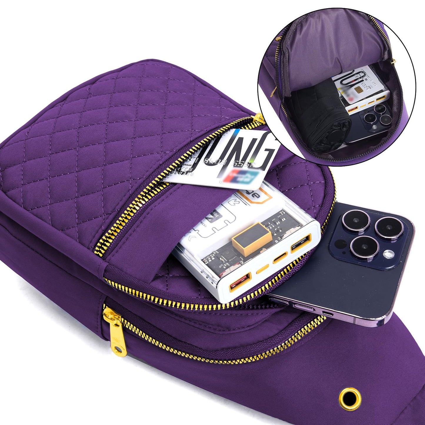 Small Sling Bag For Women Men Casual Crossbody Sling Backpack