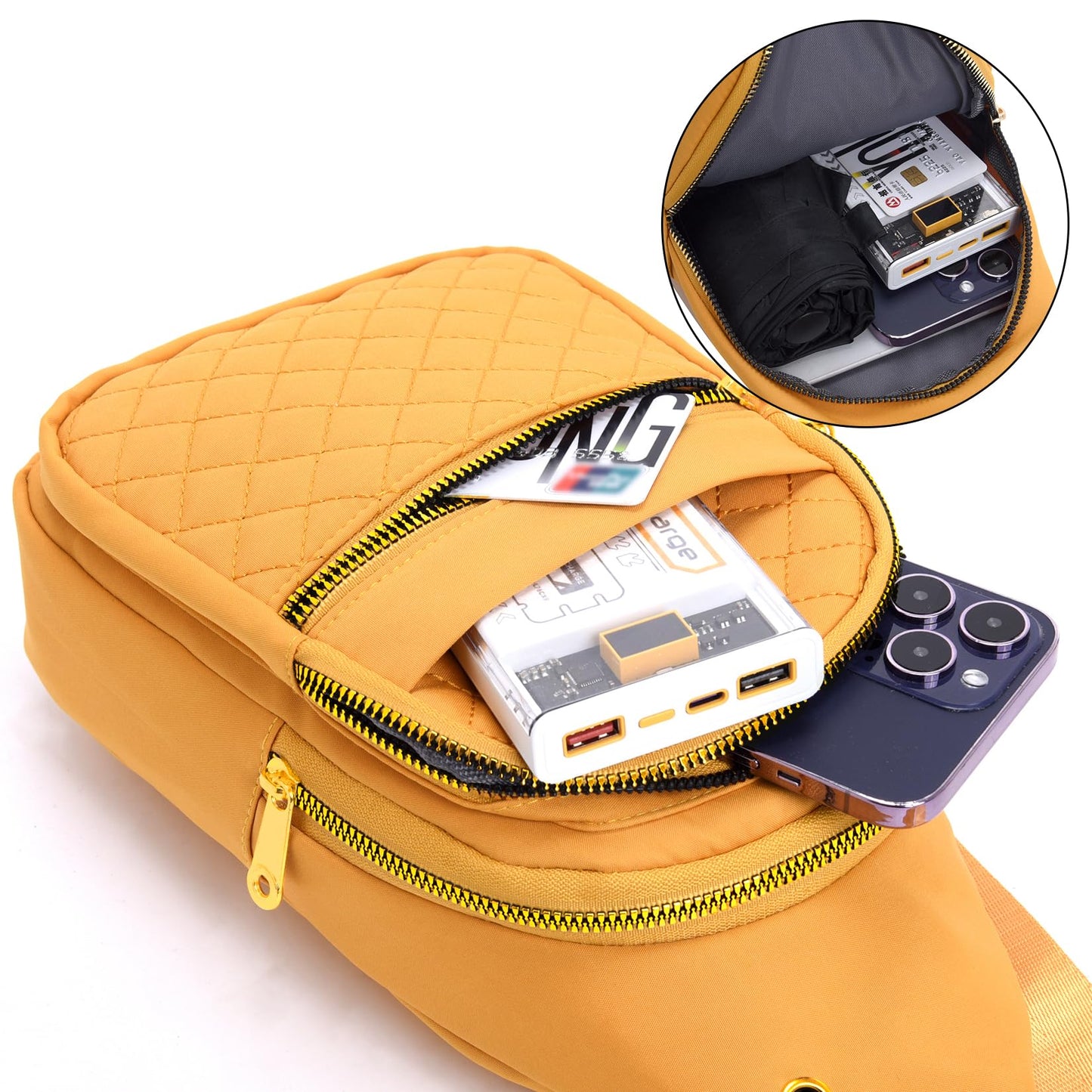 Small Sling Bag For Women Men Casual Crossbody Sling Backpack