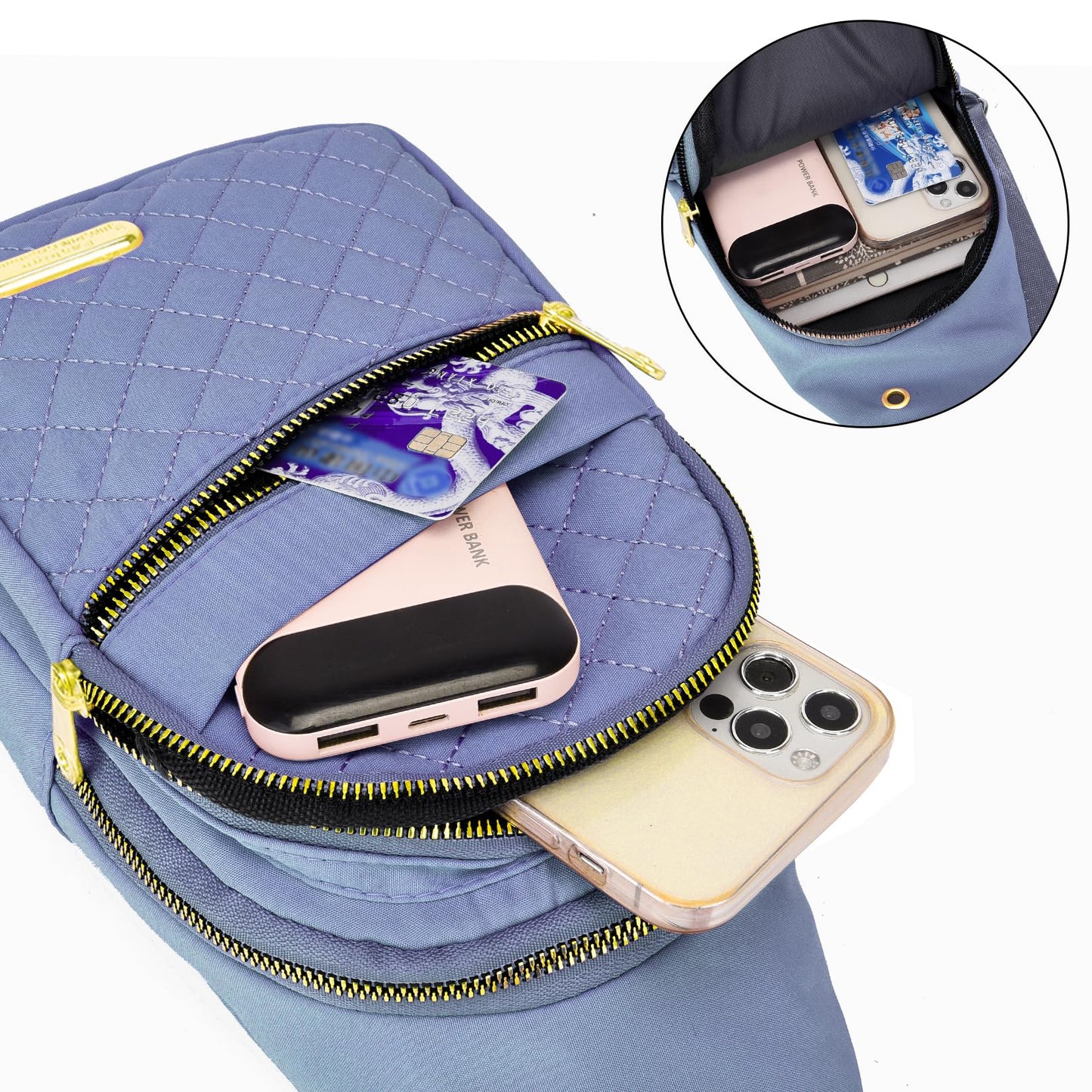Small Sling Bag For Women Men Casual Crossbody Sling Backpack