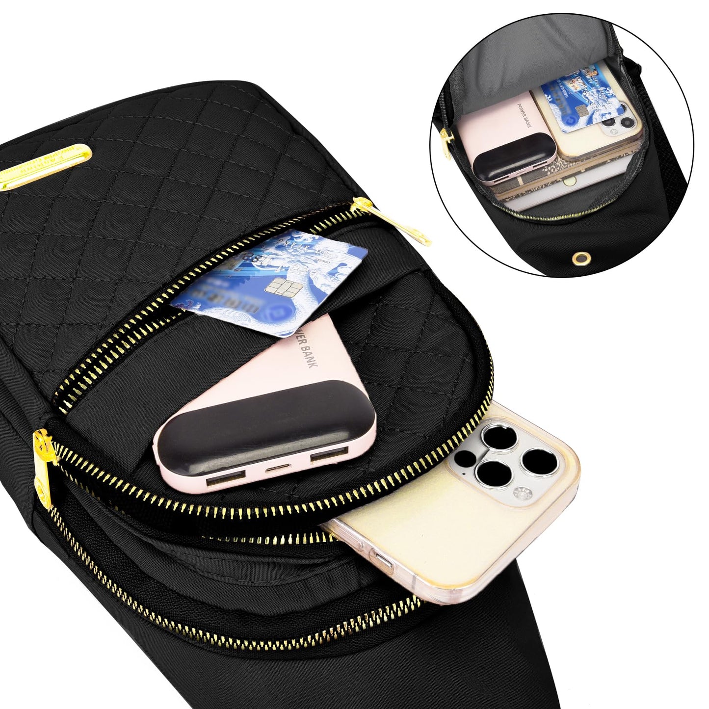 Small Sling Bag For Women Men Casual Crossbody Sling Backpack